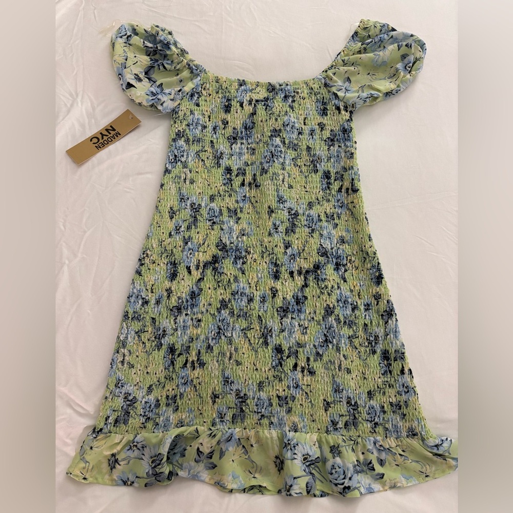 Floral Ruffle Mini Dress - Picture 6 of 8